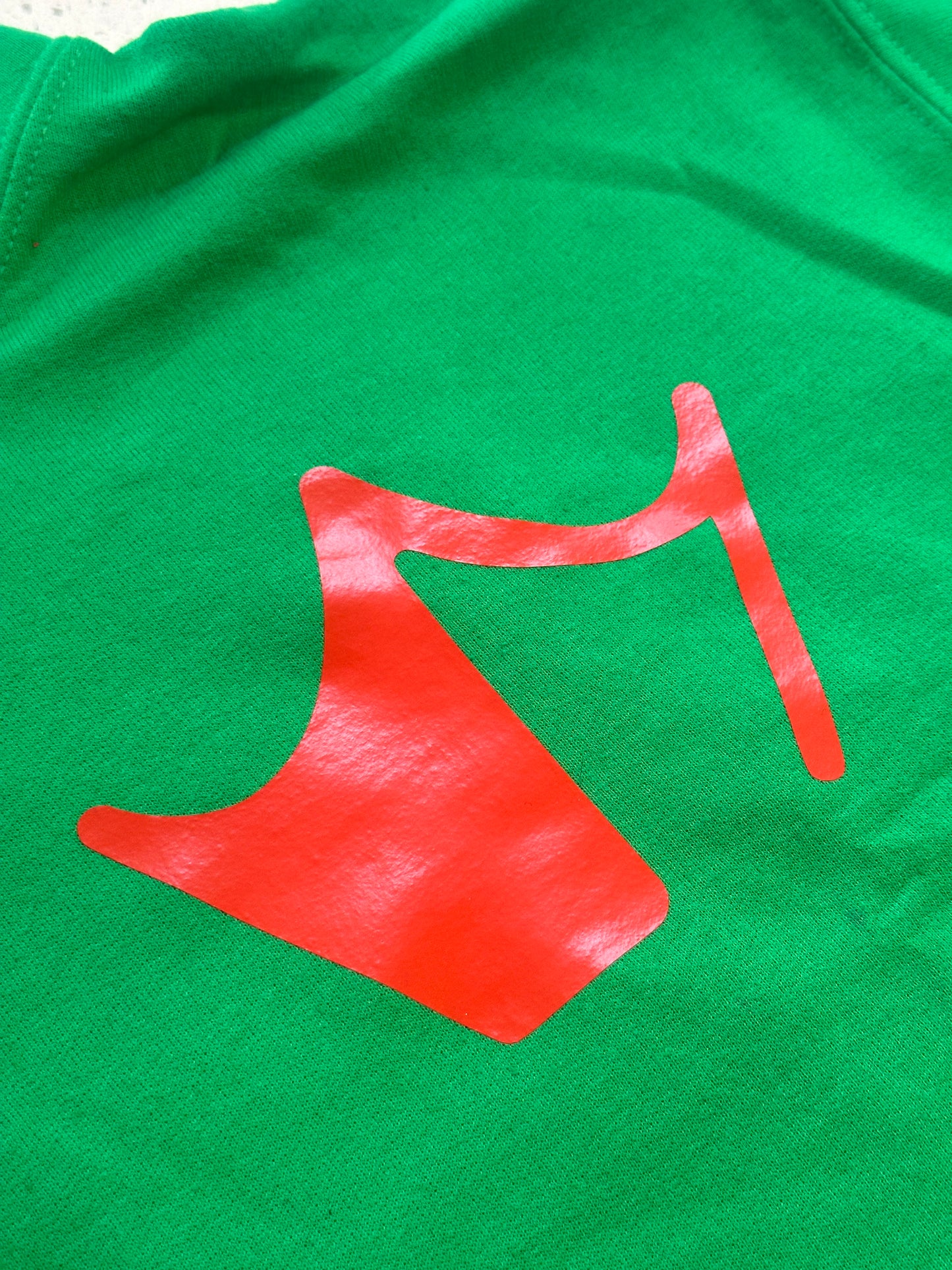 Luxury Hoodie GREEN (RED CROWN)