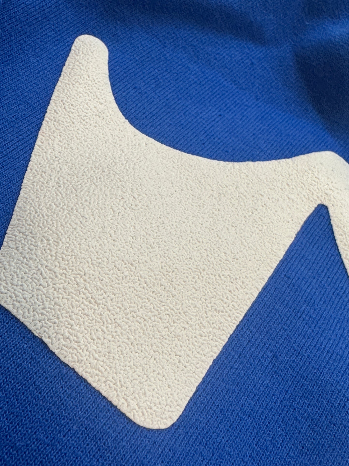 Luxury Hoodie BLUE (Puff White)